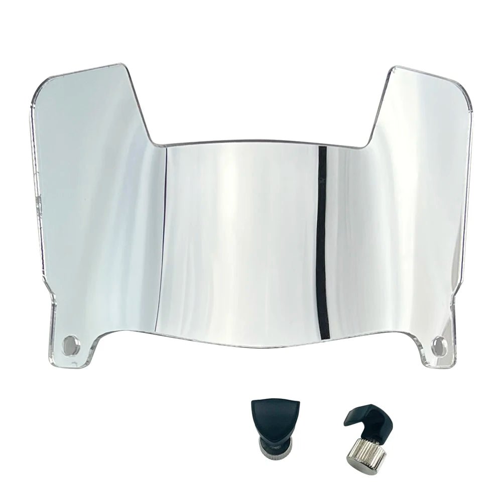 Polaris Miniature Football Helmet Visor With Mirror Finish For Collectors