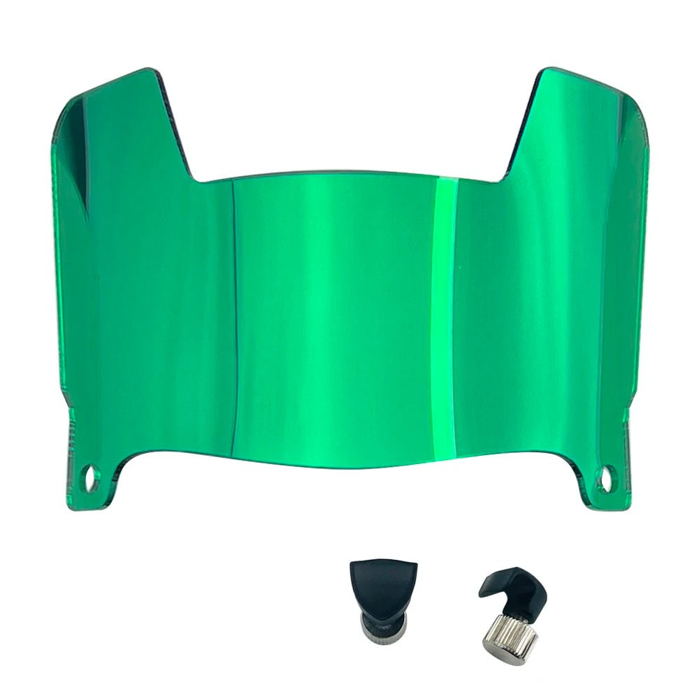 Polaris Miniature Football Helmet Visor With Mirror Finish For Collectors