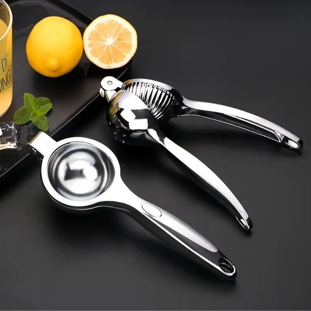 Exprimidor de Limón CitrEase de Acero Inoxidable Premium para Cocineros Caseros