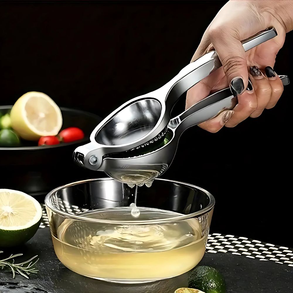 Exprimidor de Limón CitrEase de Acero Inoxidable Premium para Cocineros Caseros