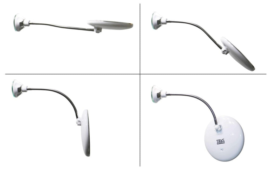 NovaGlow LED Mirror With UltraBright Light And 10x Zoom For Makeup Artists