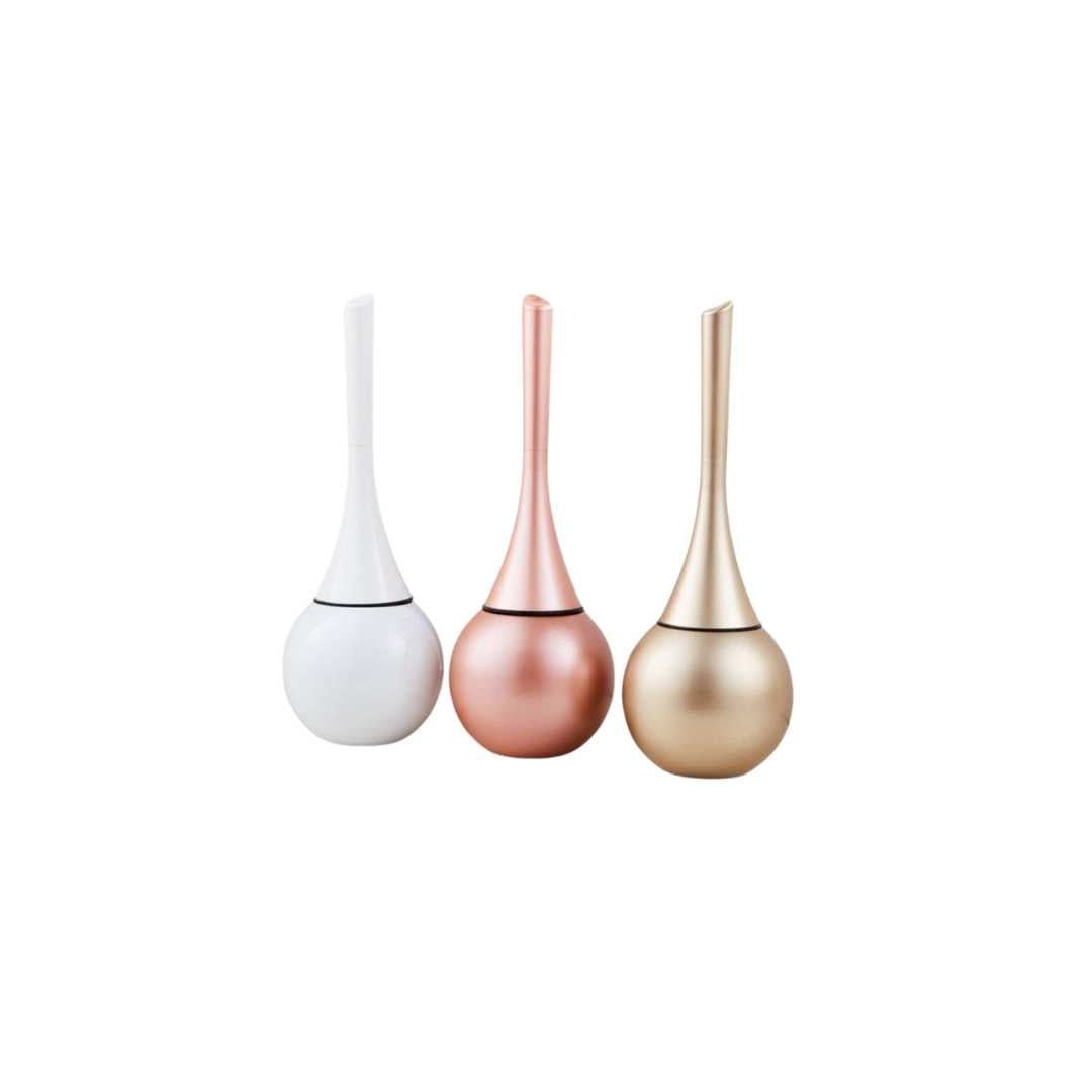 AquaGlide Toilet Brush With Innovative Cleaning Head Splashless For Home Use