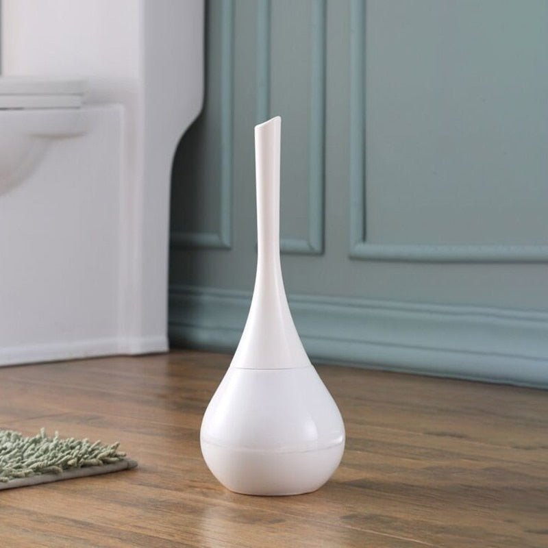 AquaGlide Toilet Brush With Innovative Cleaning Head Splashless For Home Use