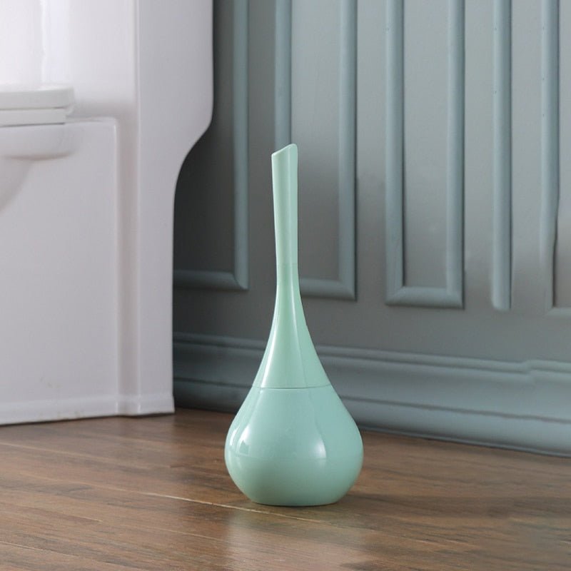 AquaGlide Toilet Brush With Innovative Cleaning Head Splashless For Home Use