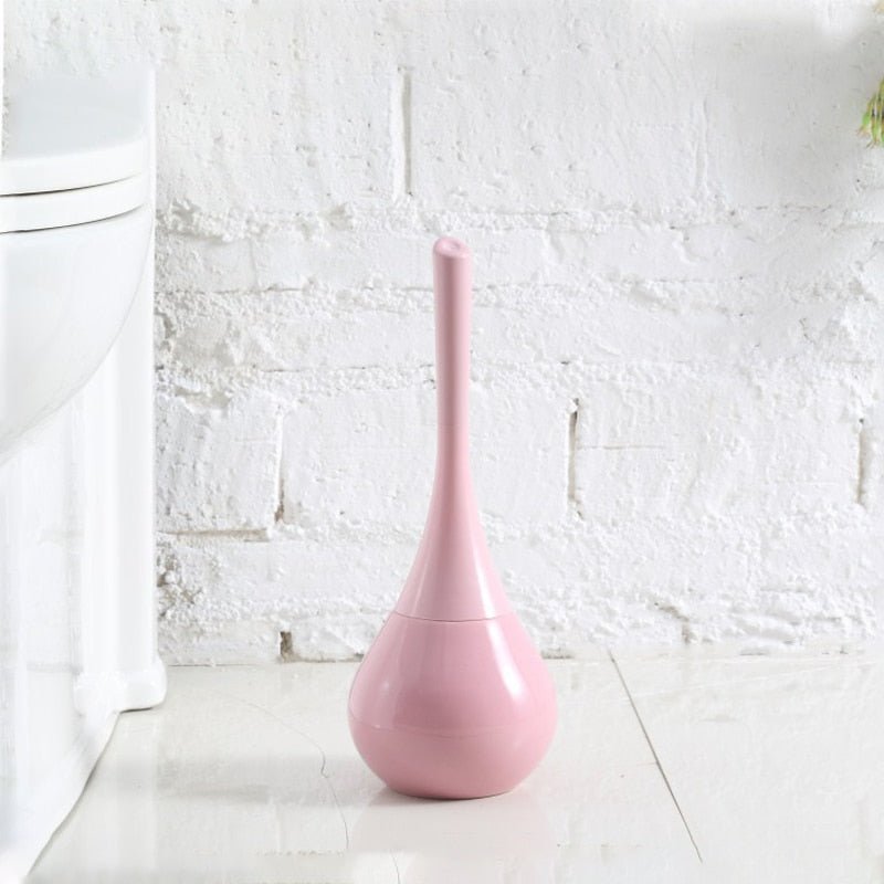 AquaGlide Toilet Brush With Innovative Cleaning Head Splashless For Home Use