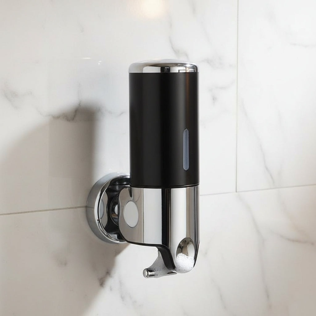 Dispenser de Sabonete de Parede LUXSOAP com Design Elegante e Moderno para Casas de Banho