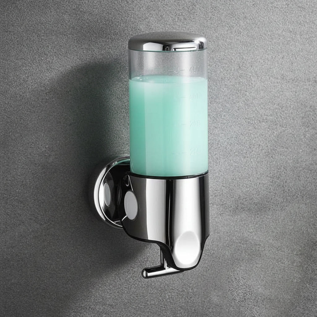 Dispenser de Sabonete de Parede LUXSOAP com Design Elegante e Moderno para Casas de Banho