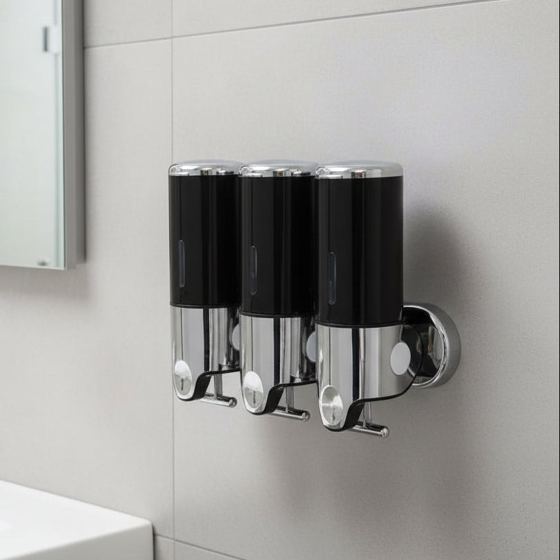 Dispenser de Sabonete de Parede LUXSOAP com Design Elegante e Moderno para Casas de Banho