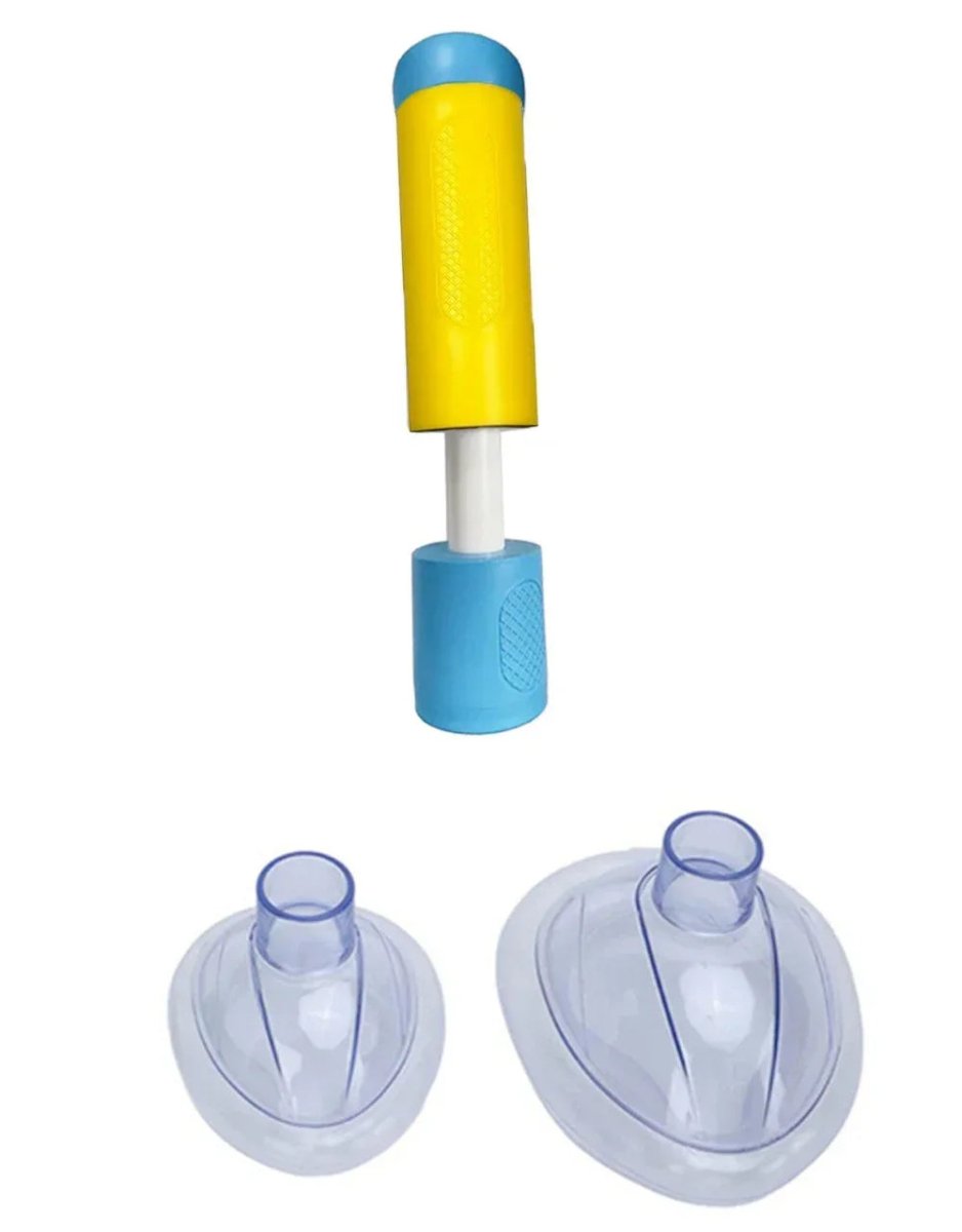 Kit portátil AirGuard para rescate de atragantamiento, compacto y de ayuda rápida para todas las edades