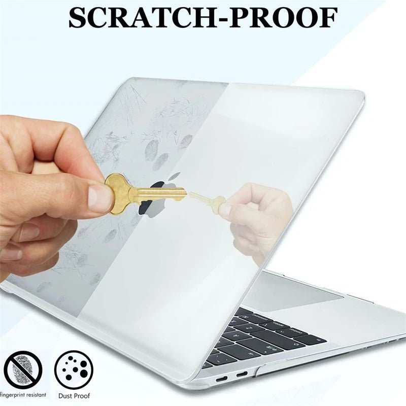LumaCase Gjennomsiktig MacBook-deksel for Air og Pro med fullstendig beskyttelse