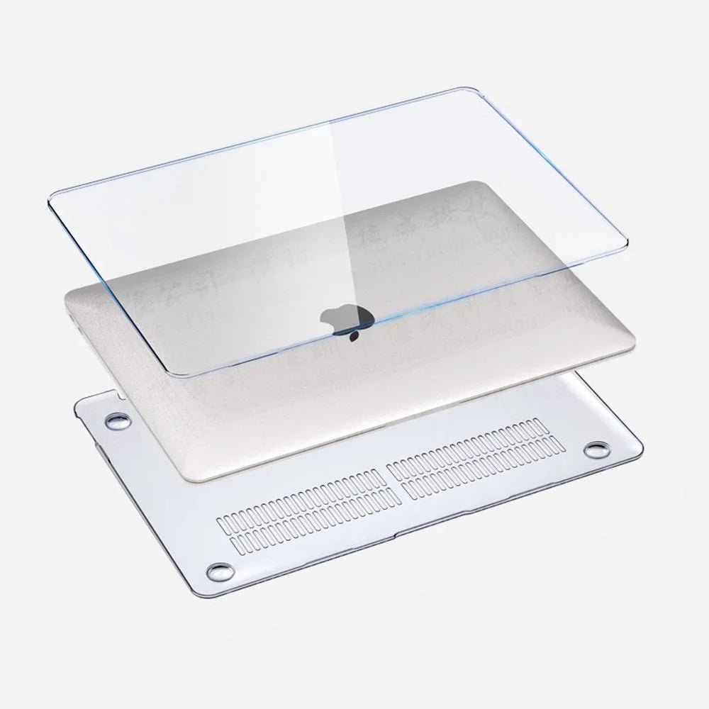 LumaCase Gjennomsiktig MacBook-deksel for Air og Pro med fullstendig beskyttelse