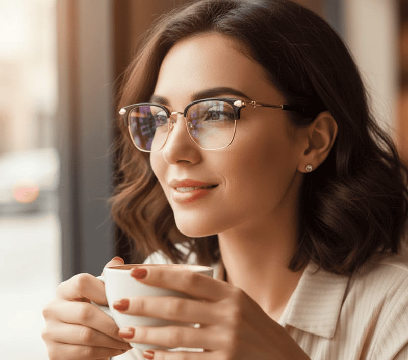 LumiRead Ultra Light Reading Glasses With Blue Light Filter For Everyday Readers