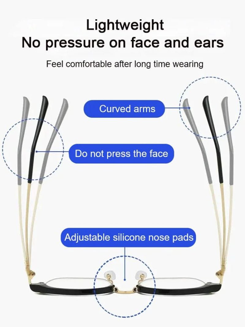 LumiRead Ultra Light Reading Glasses With Blue Light Filter For Everyday Readers