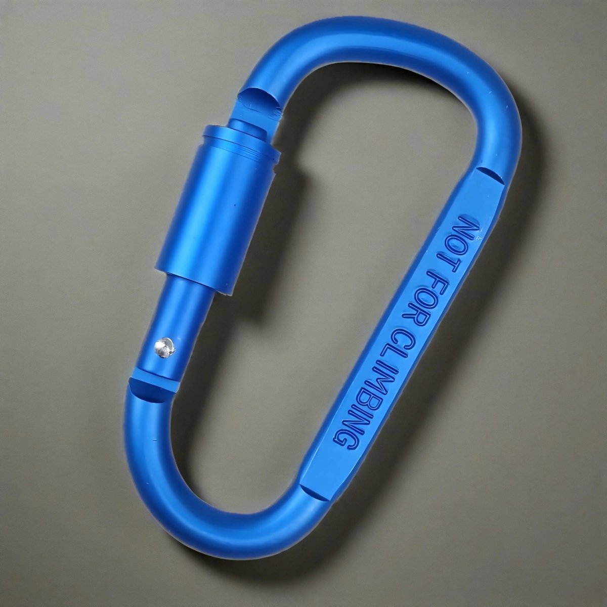 CrestClip D Shaped Carabiner For Hiking And Camping Colorful Lightweight Aluminum