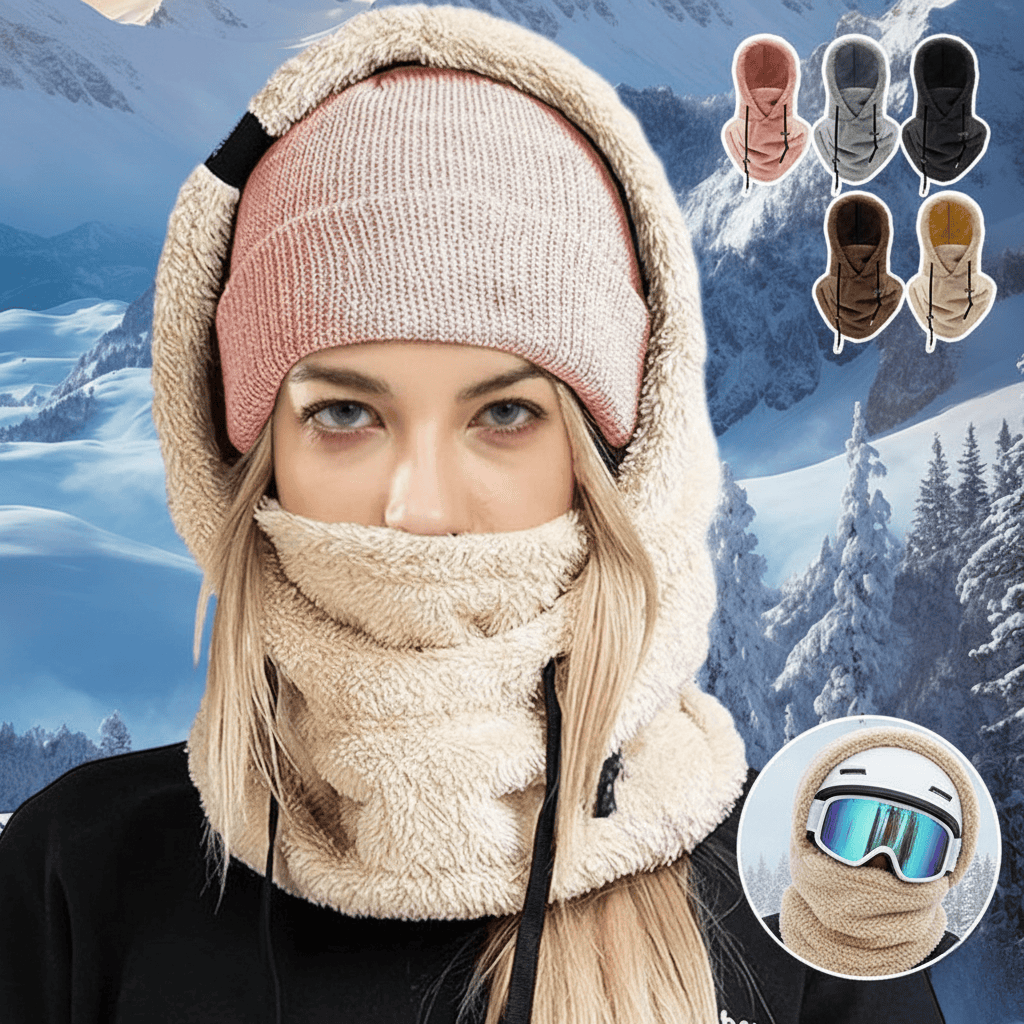 Czapka termiczna FrostPeak na zimę dla miłośników przygód na zewnątrz z oddychającą podszewką z polaru