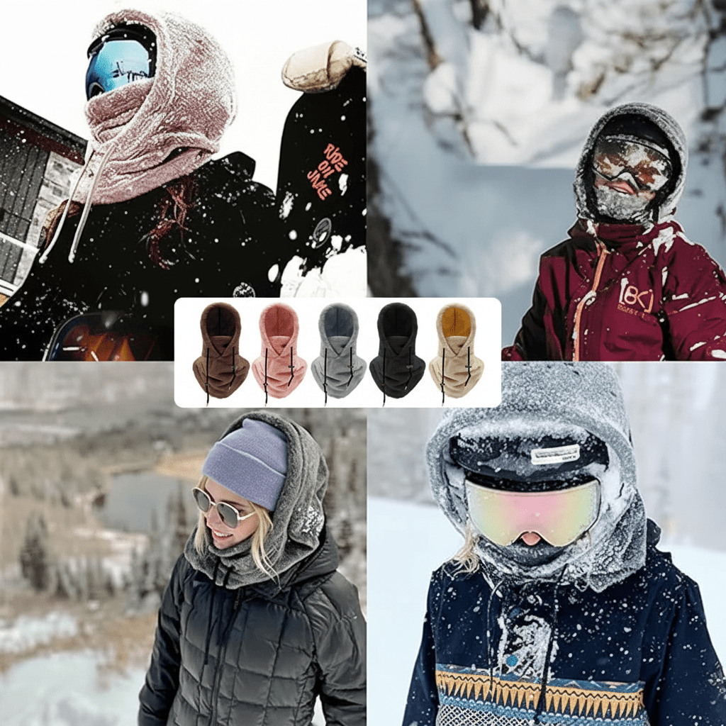 Czapka termiczna FrostPeak na zimę dla miłośników przygód na zewnątrz z oddychającą podszewką z polaru