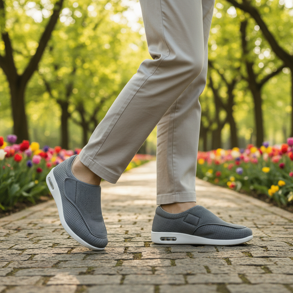 EASEWALK Extra Wide Shoes for Sensitive Feet with Gentle Comfort