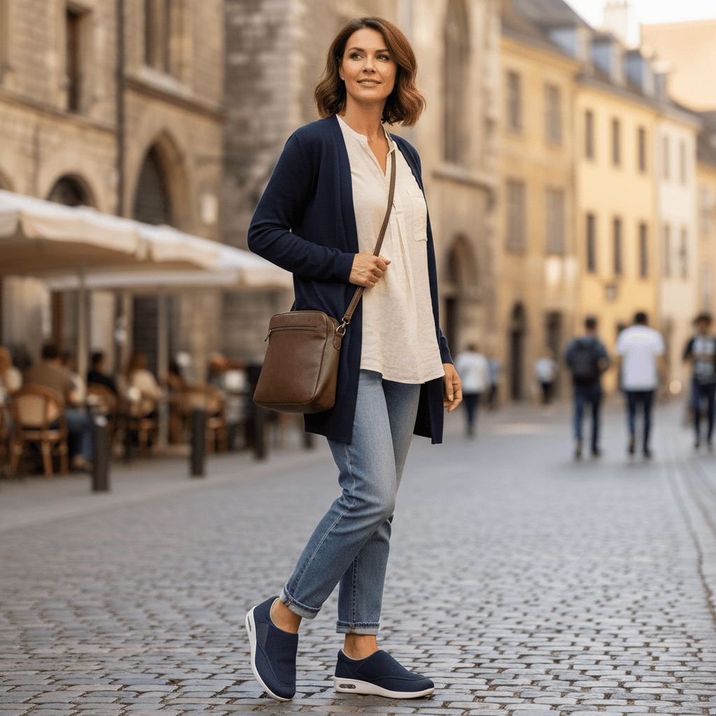 EASEWALK Extra Wide Shoes for Sensitive Feet with Gentle Comfort