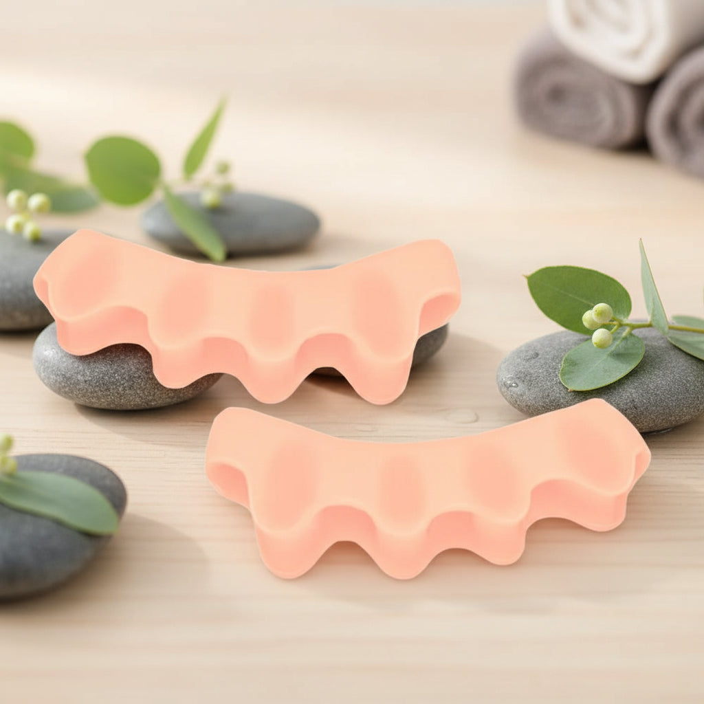 Separador de Dedos de Silicona Suave ZenToes para Comodidad en los Pies Todo el Día