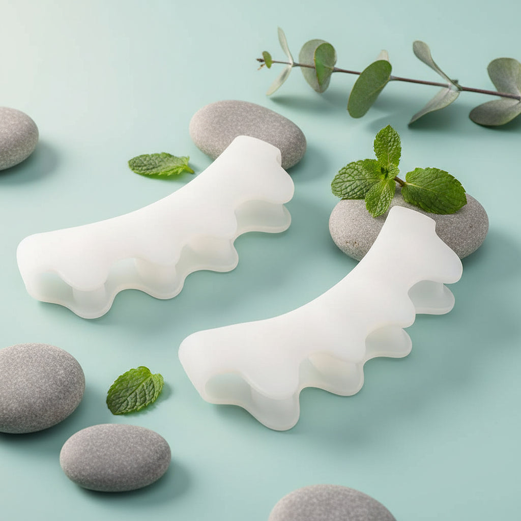 Separador de Dedos de Silicona Suave ZenToes para Comodidad en los Pies Todo el Día