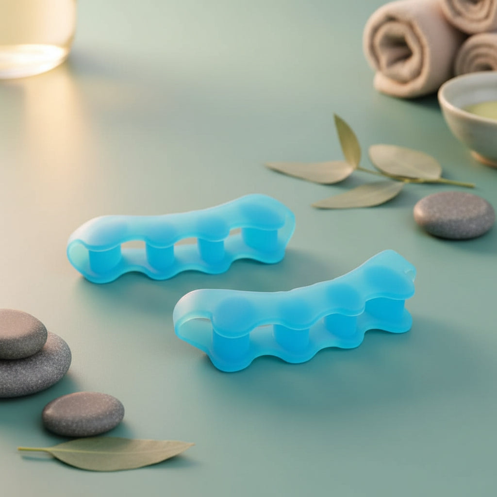 Separador de Dedos de Silicona Suave ZenToes para Comodidad en los Pies Todo el Día