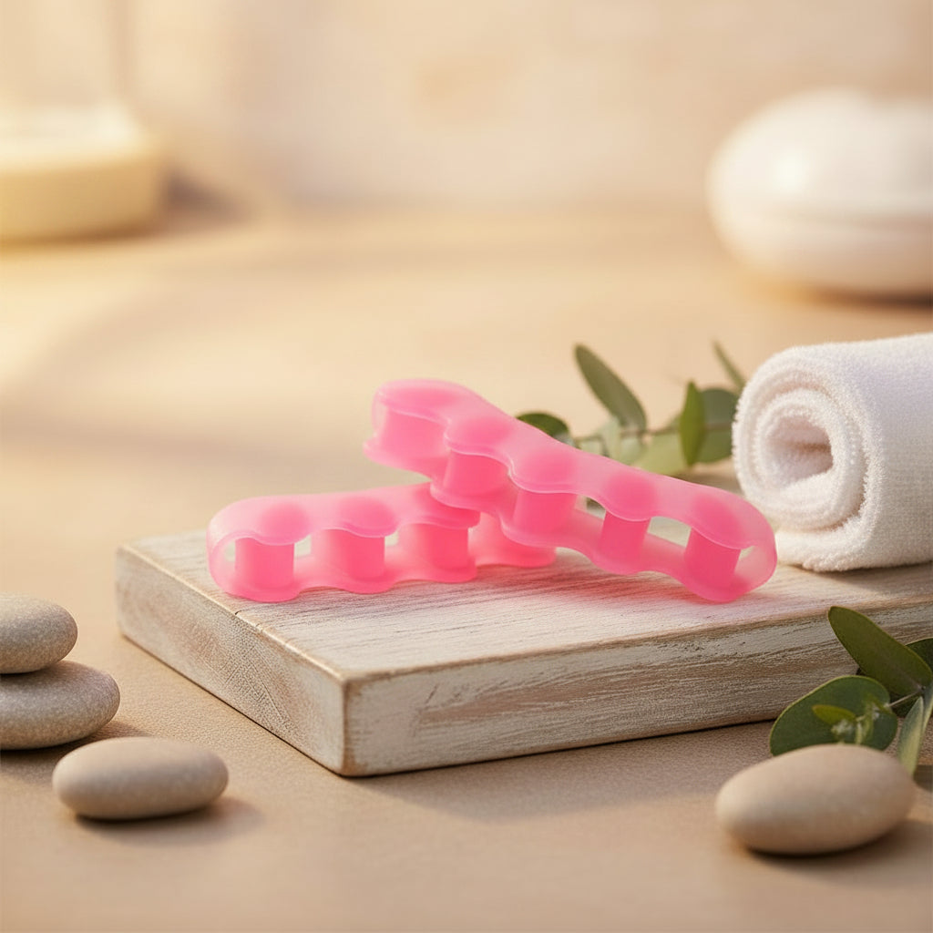 Separador de Dedos de Silicona Suave ZenToes para Comodidad en los Pies Todo el Día