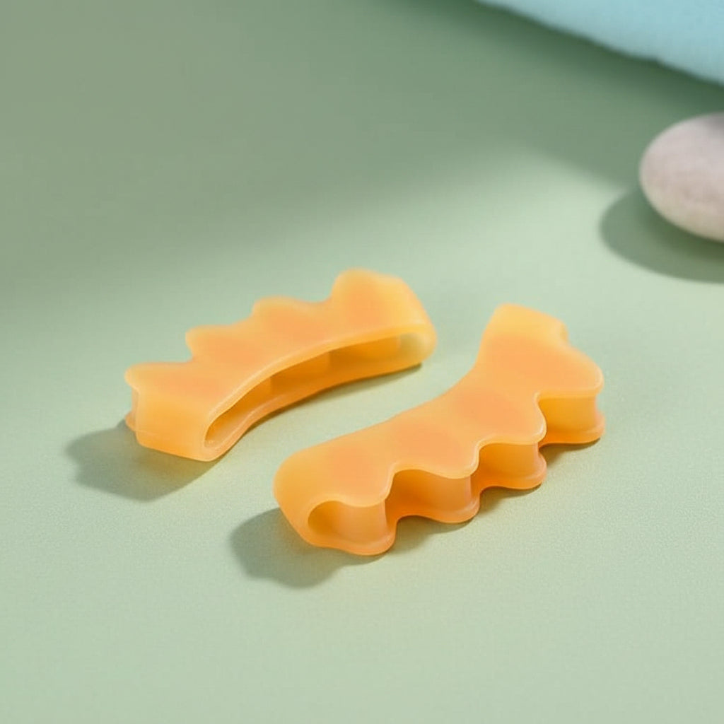 Separador de Dedos de Silicona Suave ZenToes para Comodidad en los Pies Todo el Día