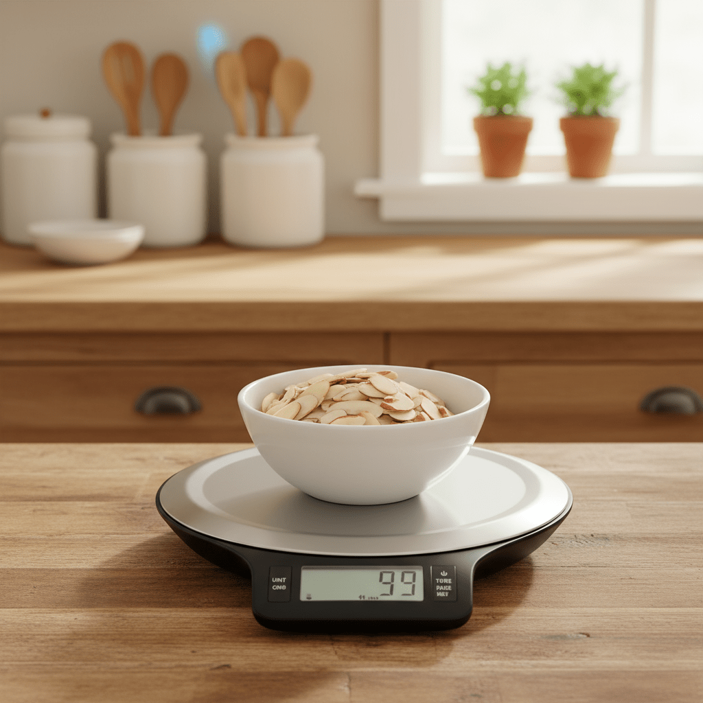 ChefNova Precise Digital Kitchen Scale With Clear LCD Panel For Home Cooks