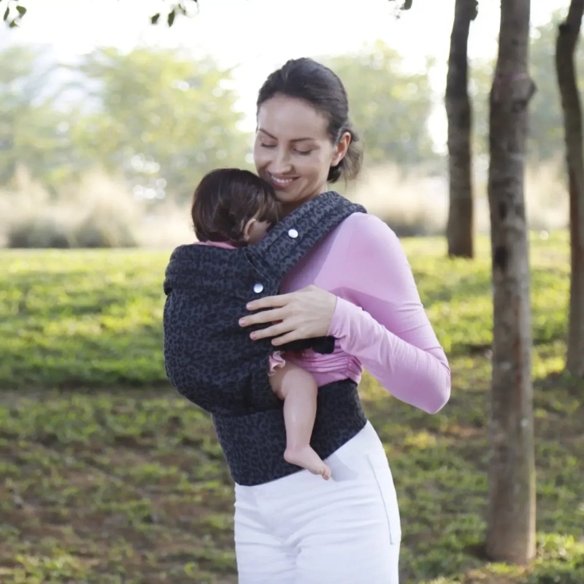 CozyNest Ergonomic Baby Carrier With Four Adjustable Positions And Soft Cotton