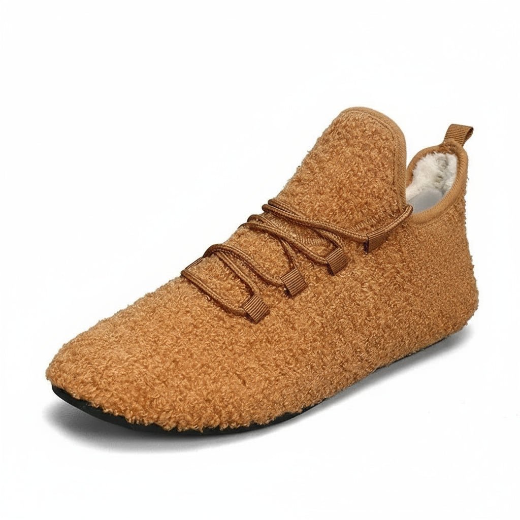 CozyStride Lightweight Cotton Slippers With Laces For Home And Outdoors