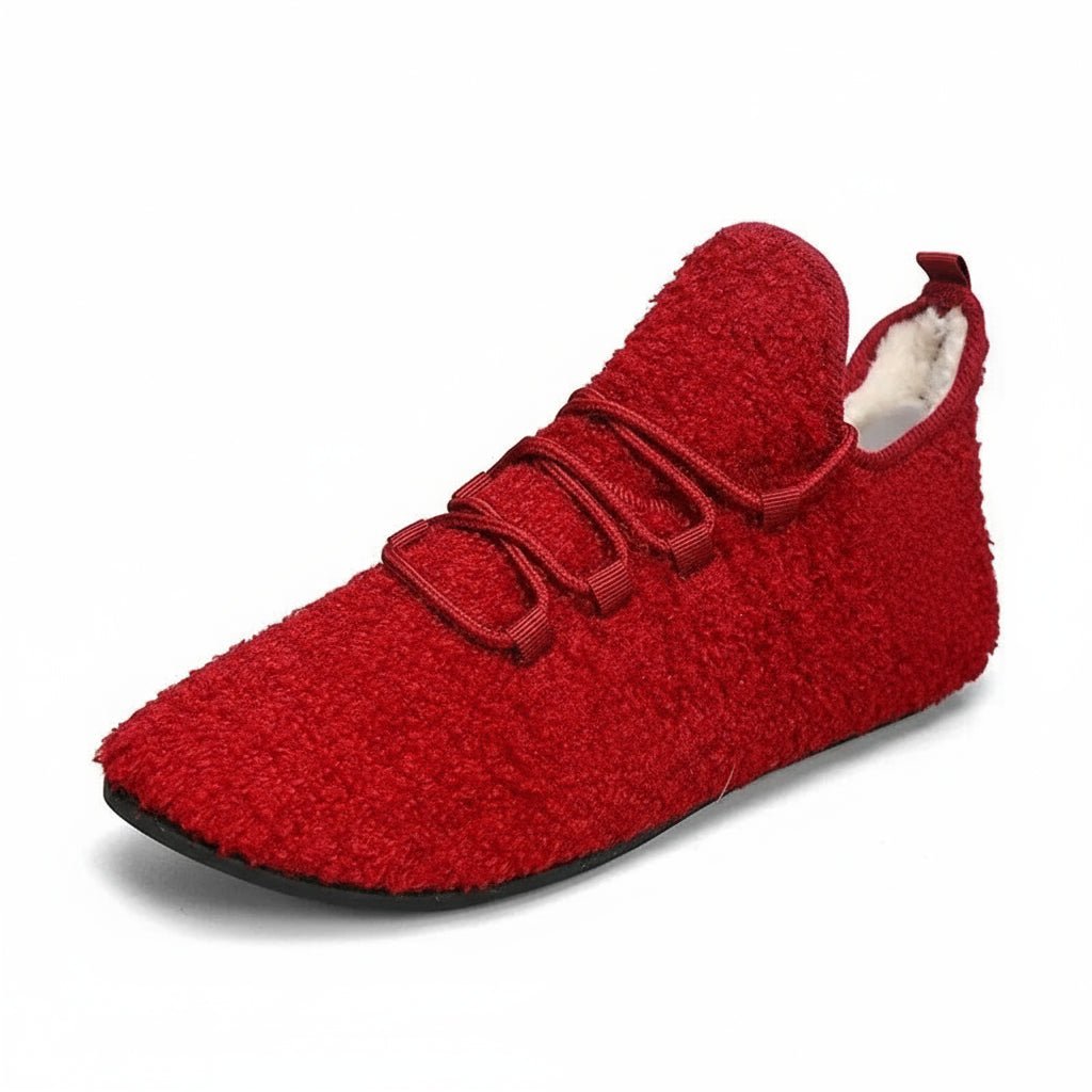 CozyStride Lightweight Cotton Slippers With Laces For Home And Outdoors