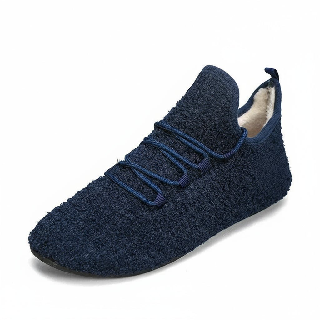 CozyStride Lightweight Cotton Slippers With Laces For Home And Outdoors