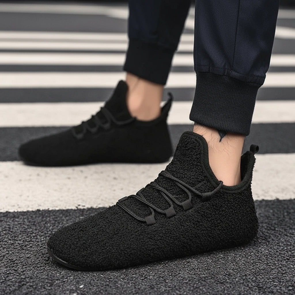 CozyStride Lightweight Cotton Slippers With Laces For Home And Outdoors