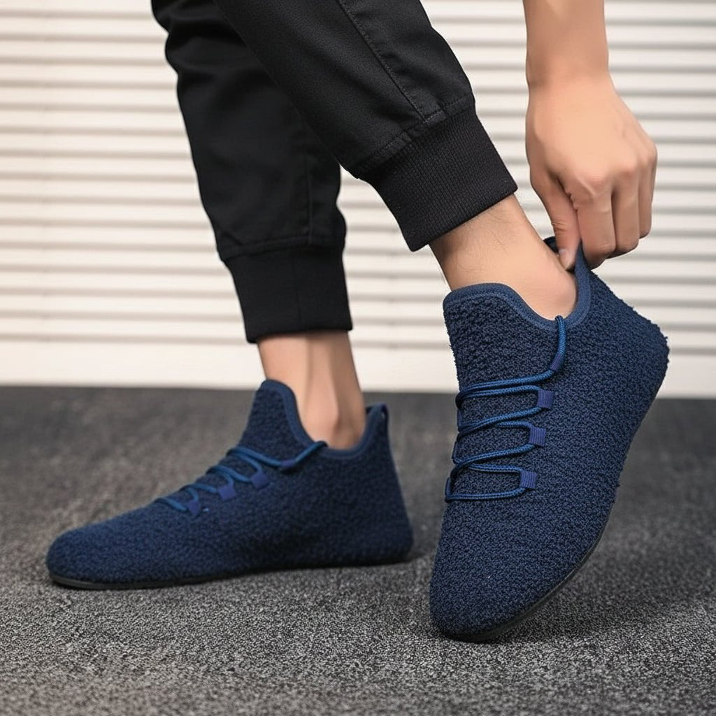 CozyStride Lightweight Cotton Slippers With Laces For Home And Outdoors