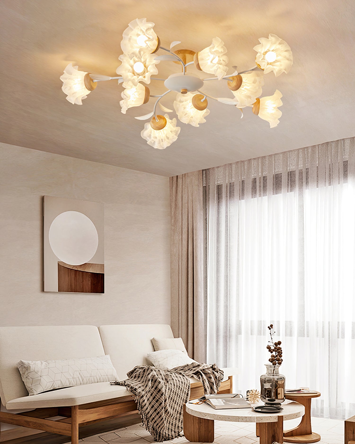 Aurelia Bloom blomster-taklampe i moderne design