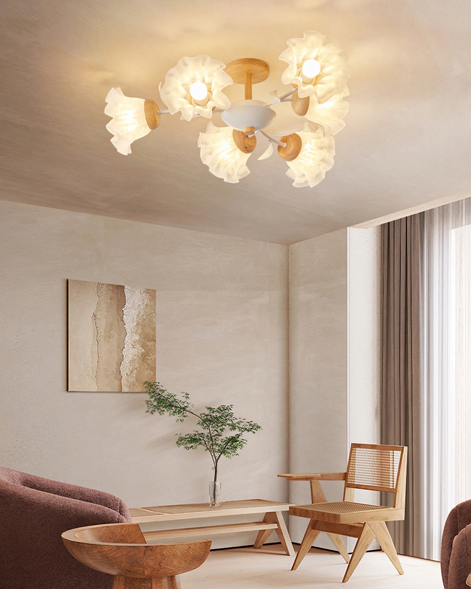 Aurelia Bloom blomster-taklampe i moderne design