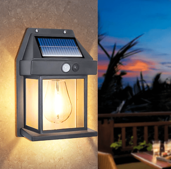 LumaBright solcelledrevet hagespot med bevegelsessensor energisparing for huseiere