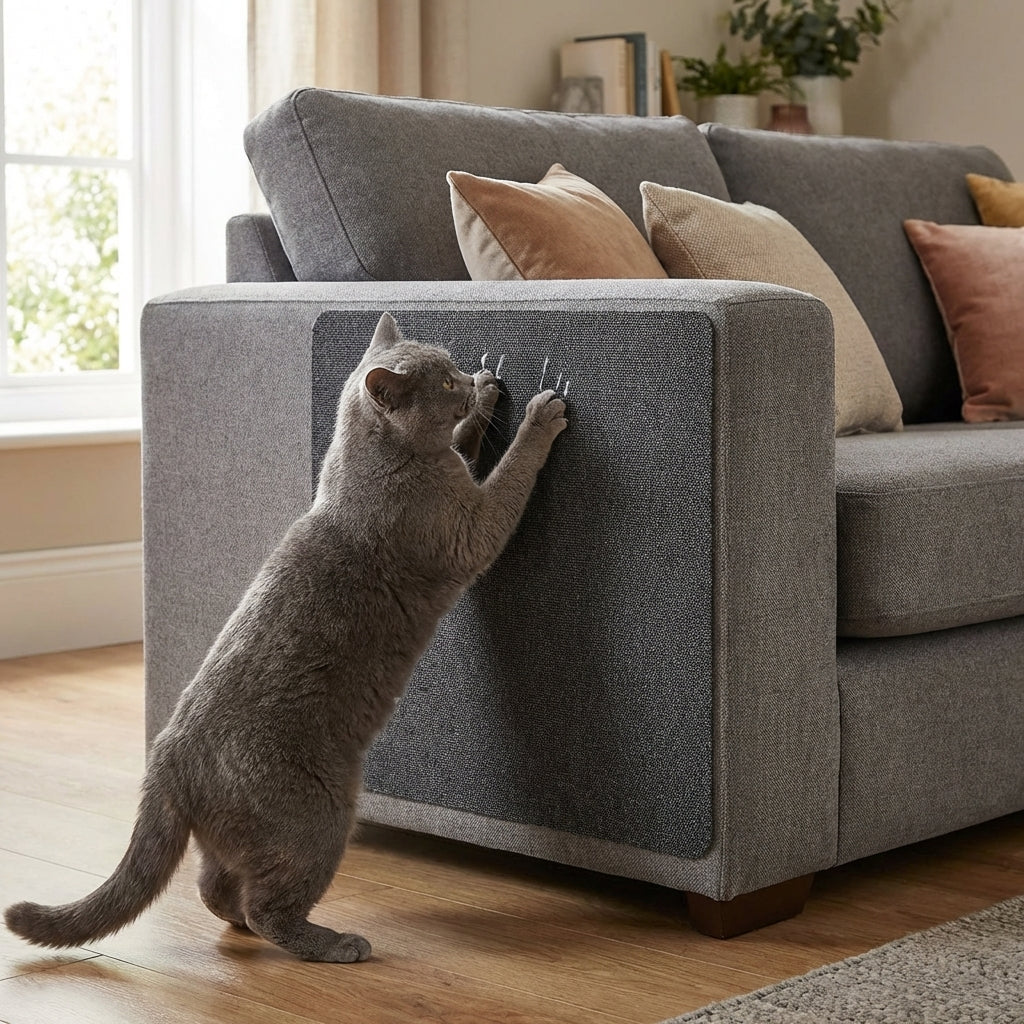 Cat Scratch Guard skreddersydd stoffmøbelbeskytter 4mm matte