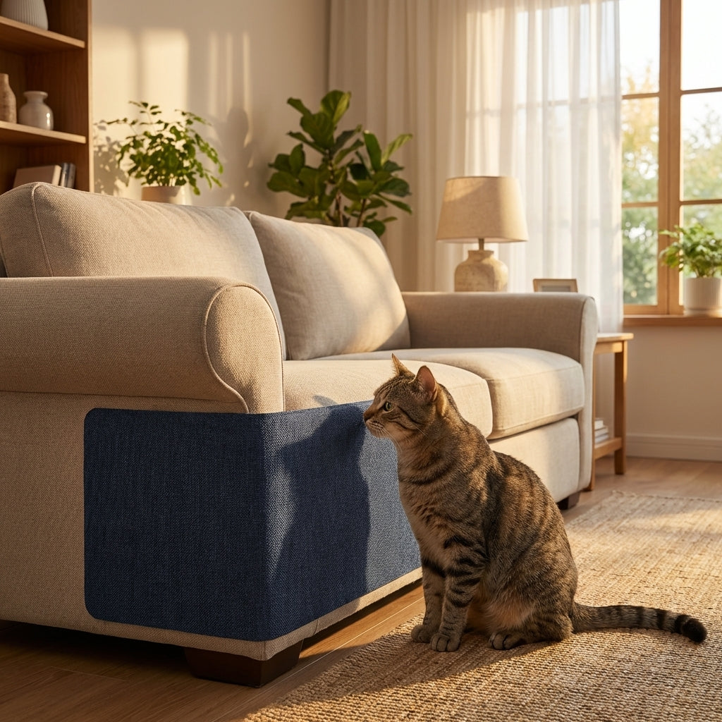 Cat Scratch Guard skreddersydd stoffmøbelbeskytter 4mm matte