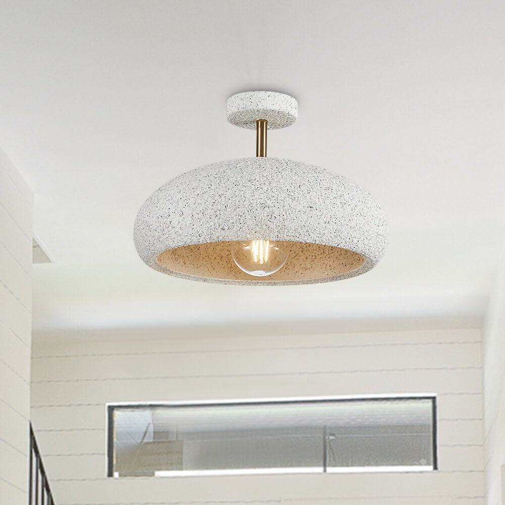 NovaLume Halo Taklampe med flekkete teksturfinish