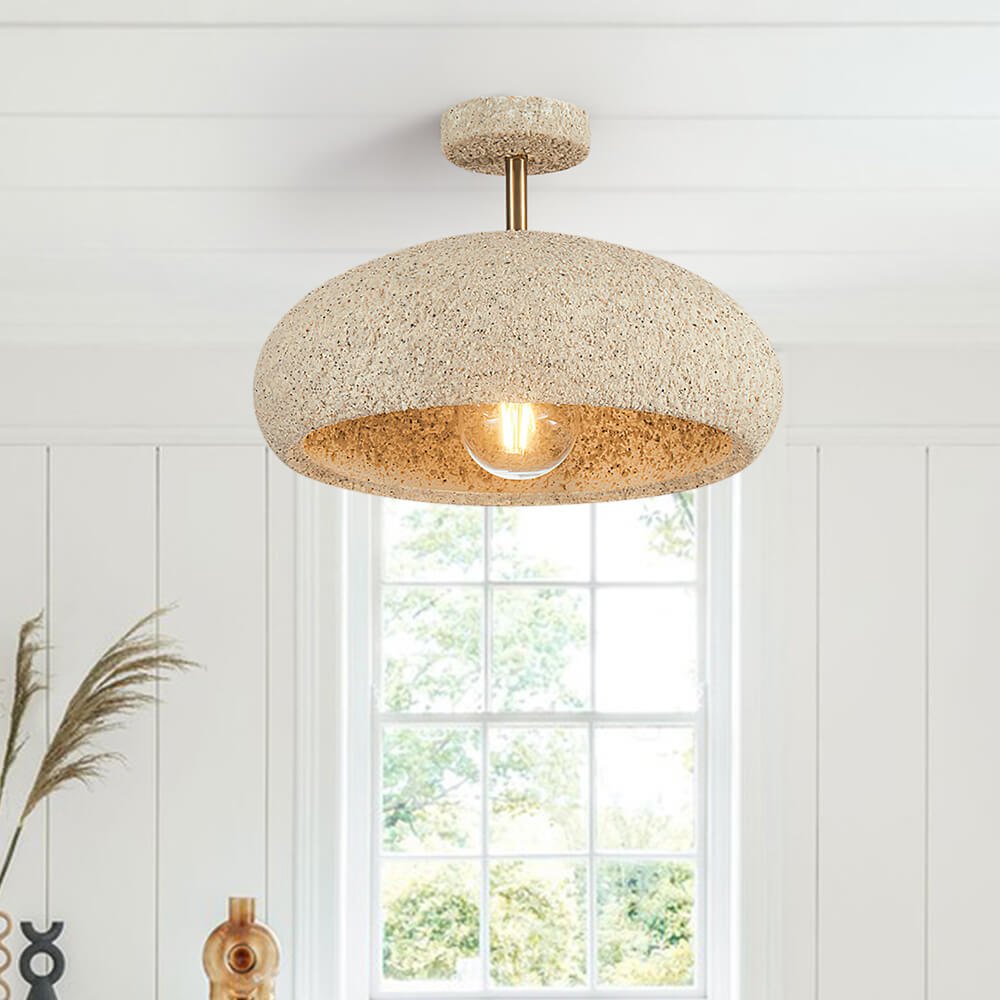 NovaLume Halo Taklampe med flekkete teksturfinish