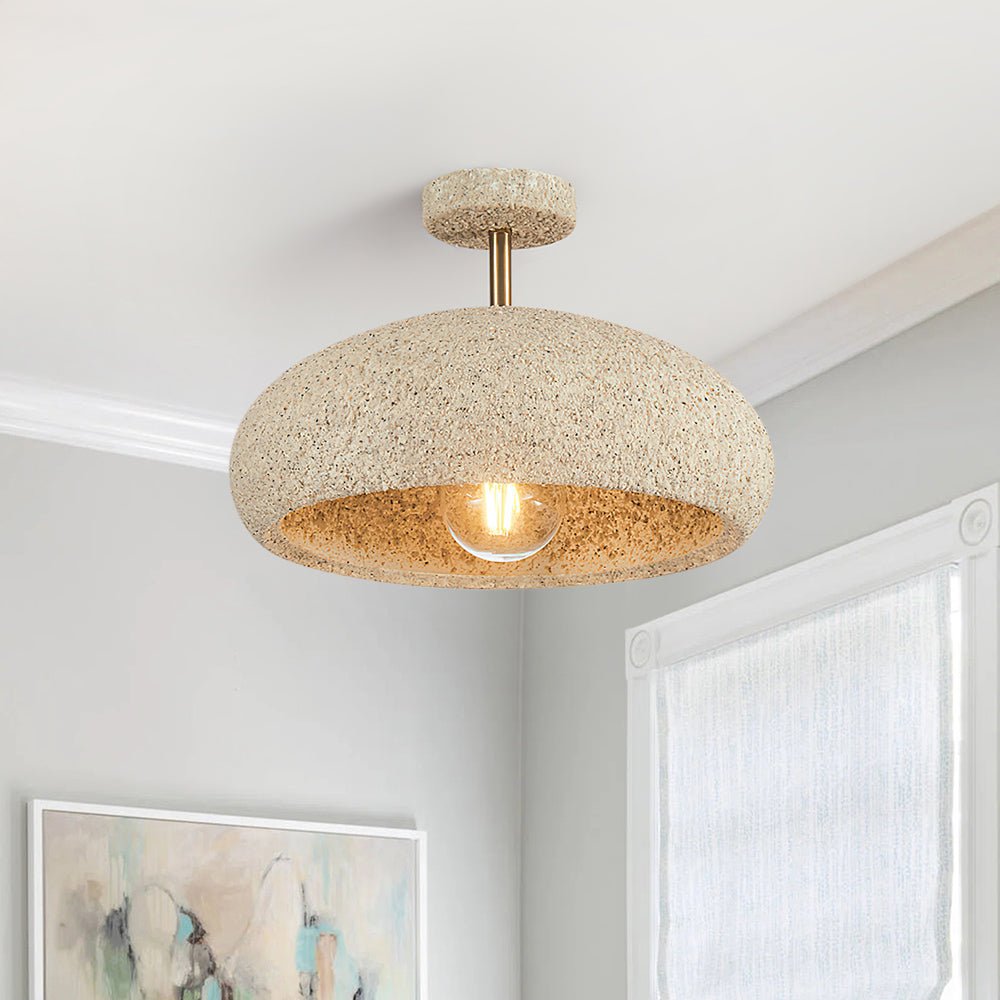 NovaLume Halo Taklampe med flekkete teksturfinish