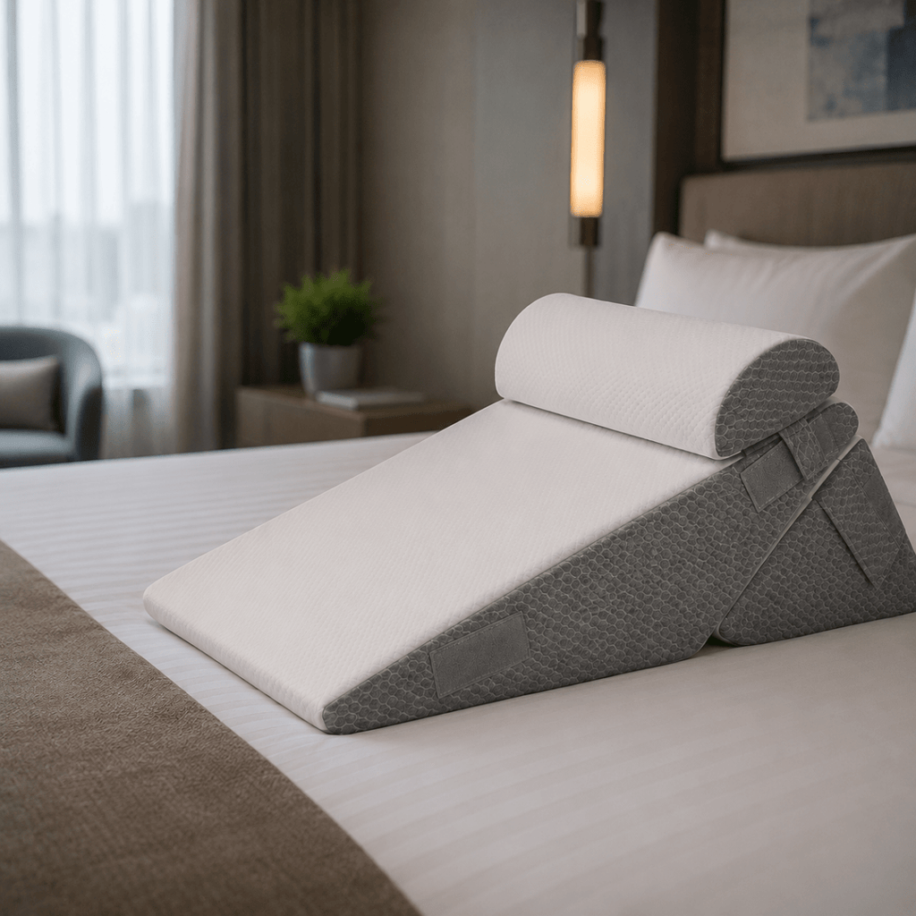 ELEVAREST Bed Pillow With Adjustable Wedge For Leg And Back Support