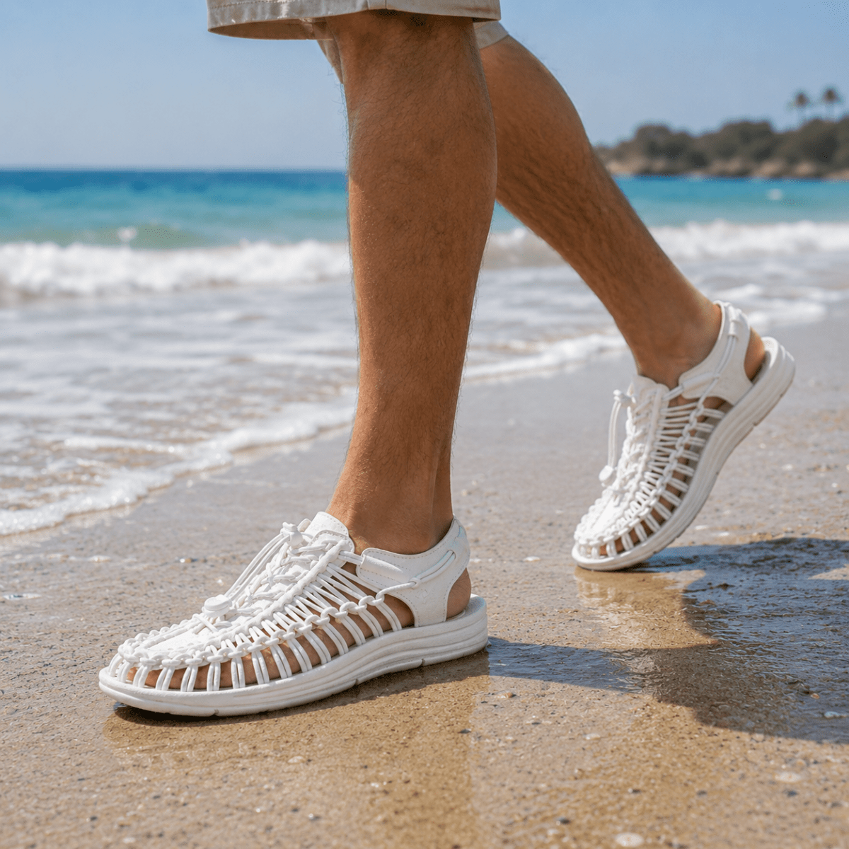 BREEZEFOOT Summer Sandals For Men Flexible Comfort