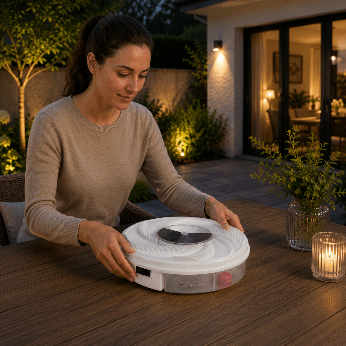 ECOTRAPX Quiet Fly Trap For Indoor And Outdoor Insect Control