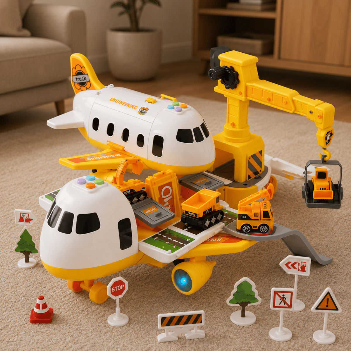 AIRTREX Airplane Mission Playset For Exciting Adventures And Creative Play