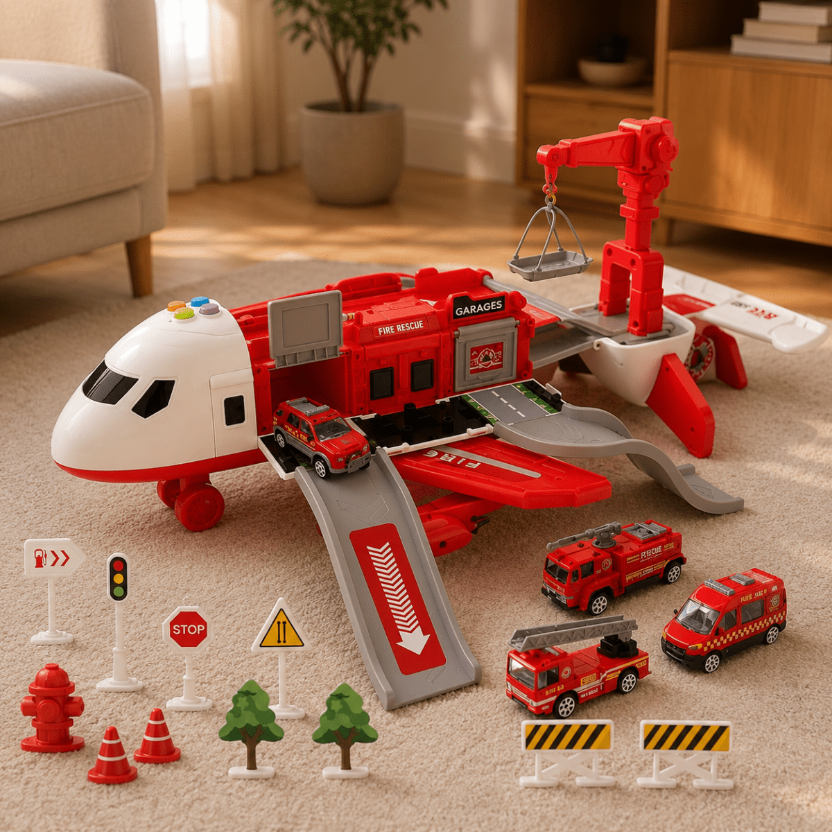 AIRTREX Airplane Mission Playset For Exciting Adventures And Creative Play