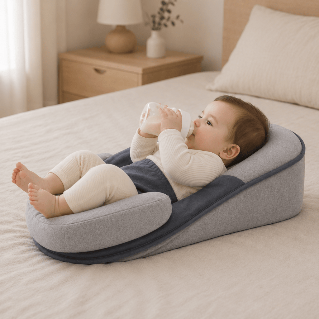 CRADLELIFT ergonomický dětský polštář s jemným náklonem pro každodenní pohodlí