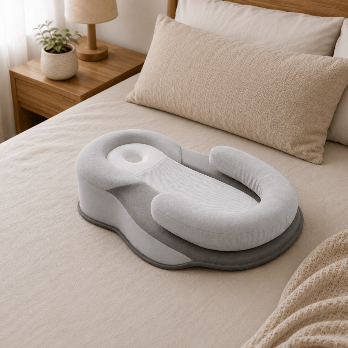 Almofada para Bebé LITTLEHAVEN para Sono Suave e Apoio Confortável