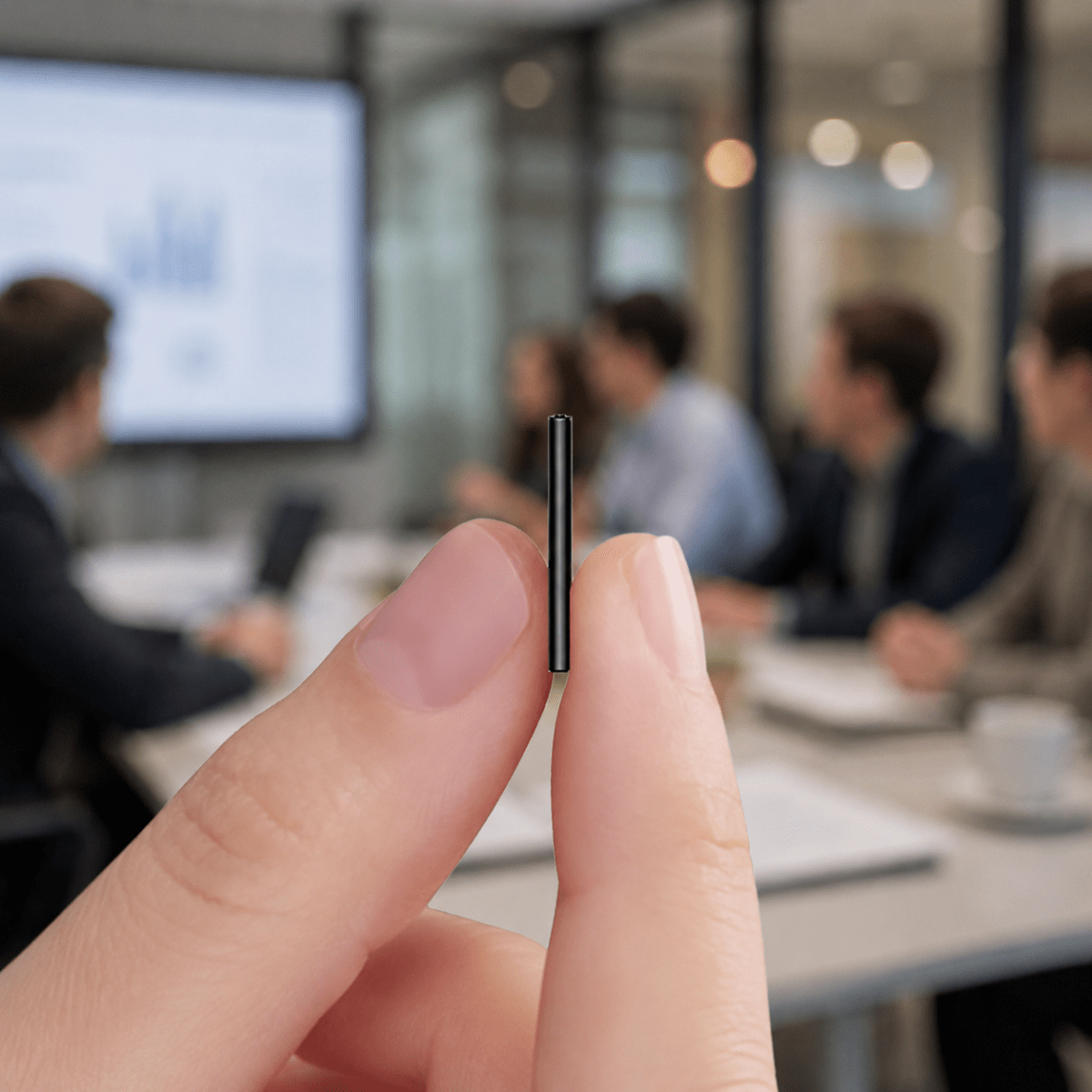 Enregistreur vocal portable MEMOVOICE avec activation et grande capacité de stockage
